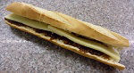 French Baguette with Mild Cheddar & Branston Pickle filling