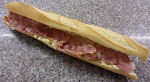 French Baguette with Egg May & Bacon filling