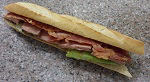 French Baguette with Brussels Pate & Bacon filling