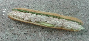 French Baguette with Prawn Mayo & Salad filling