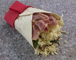 Wrap with Cheese & Bacon filling