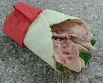 Wrap with Chicken & Bacon filling
